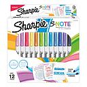DESTACADORES SHARPIE BISELADOS SNOTE 12 COLORES (2133103) 1