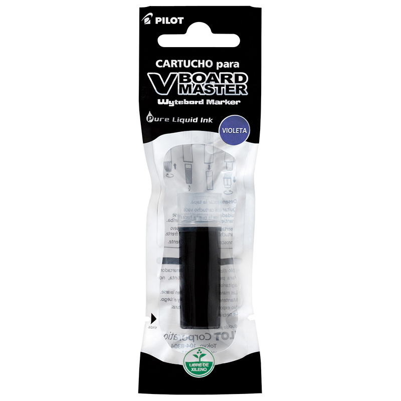 CARTUCHO TINTA PILOT PARA PLUMON DE PIZARRA VIOLETA 1