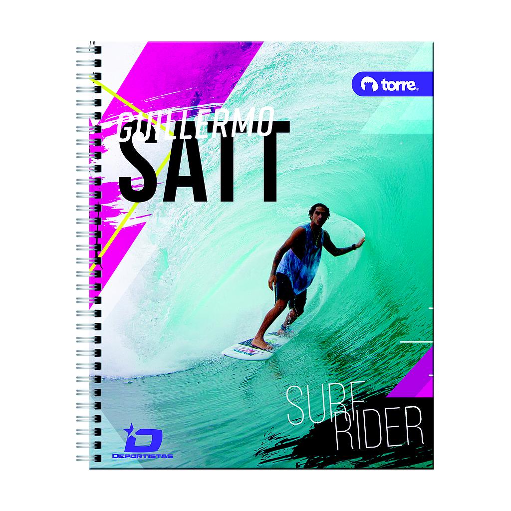 CUADERNO TORRE UNIV. CLASICO 7mm 100 Hjs DEPORTISTAS ( DESC. ) 1