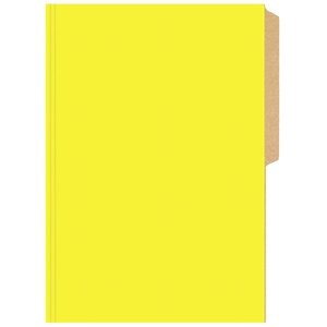 CARPETA CARTON BUHO OFICIO AMARILLA ( CH ) 1