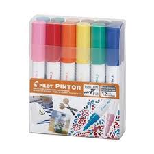 SET PINTOR PILOT FINO 1.0 MM 12 COLORES ( CM ) 1