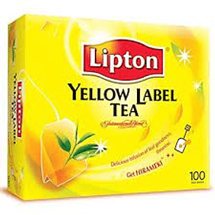 TE LIPTON ETIQUETA AMARILLA 100 BOLSITAS