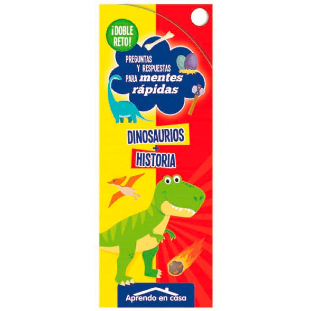 JUEGO MENTES RAPIDAS 6+ APRENDO EN CASA DINOSAURIO + HISTORIA E.S. 49-3 1