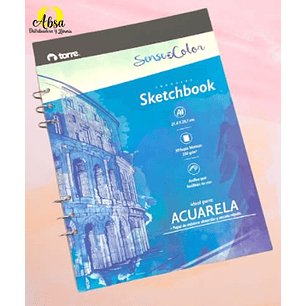 BLOCK CROQUERA ACUARELA  A4 TORRE 30 Hjs 230GR 21,0 x 29,7 CM