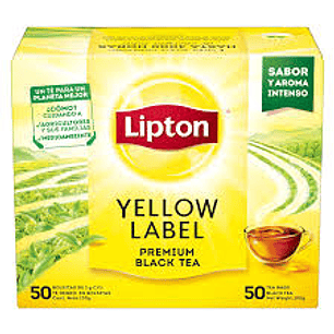 TE LIPTON ETIQUETA AMARILLA 50 BOLSITAS