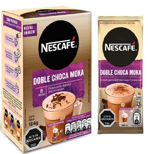 NESCAFE DOBLE CHOCA MOKA 8UNID. 23GRS. 1