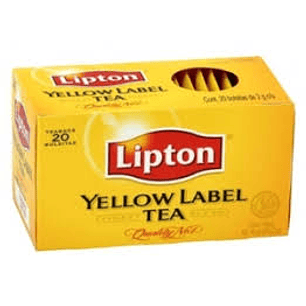 TE LIPTON ETIQUETA AMARILLA 20 BOLSITAS