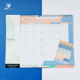 CALENDARIO MENSUAL ASCOTT 20HJS. 48X35CMS