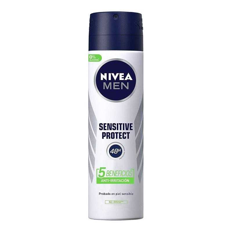 DESODORANTE SPRAY NIVEA SENSITIVE PROTECT MEN 72H 150ML. 1