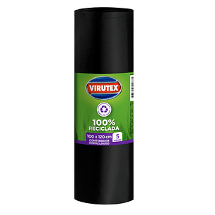 BOLSA BASURA VIRUTEX 100 X 120 CLASICA  BIO ROLLO ( 5 unidades)