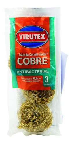ESPONJA OROTEX VIRUTEX MEDIANA X 3 UNID 1