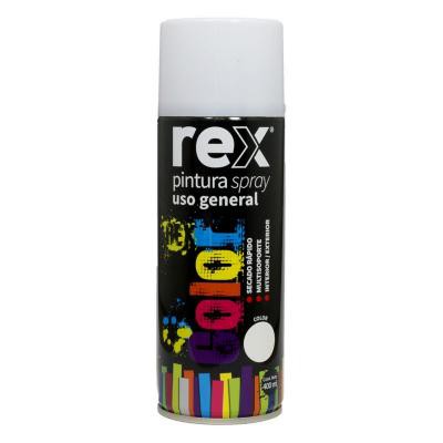 PINTURA SPRAY REX USO GENERAL BLANCO MATE 400ML 1