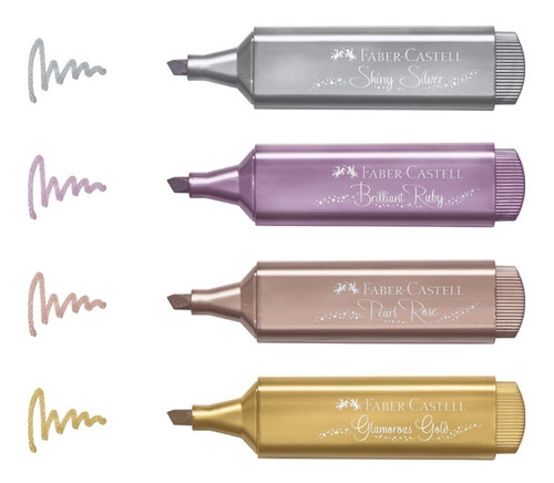 DESTACADORES TORRE EFECTO METALICO 4 COLORES 1