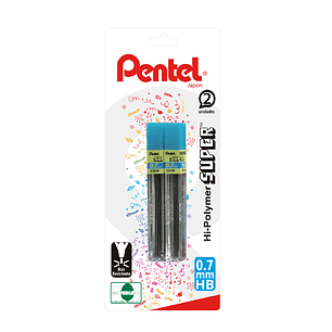 BLISTER TUBOMINA PENTEL 0.7 HB X 2 UNID.