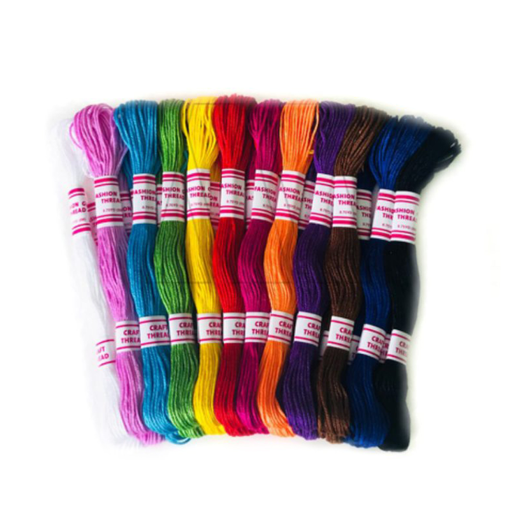 HILO DE BORDAR SURTIDOS NILSA 12COL. 1