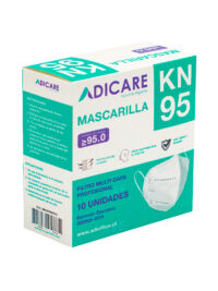 CAJA MASCARILLA DESECHABLE KN°95 10 UNIDADES ADICARE 1