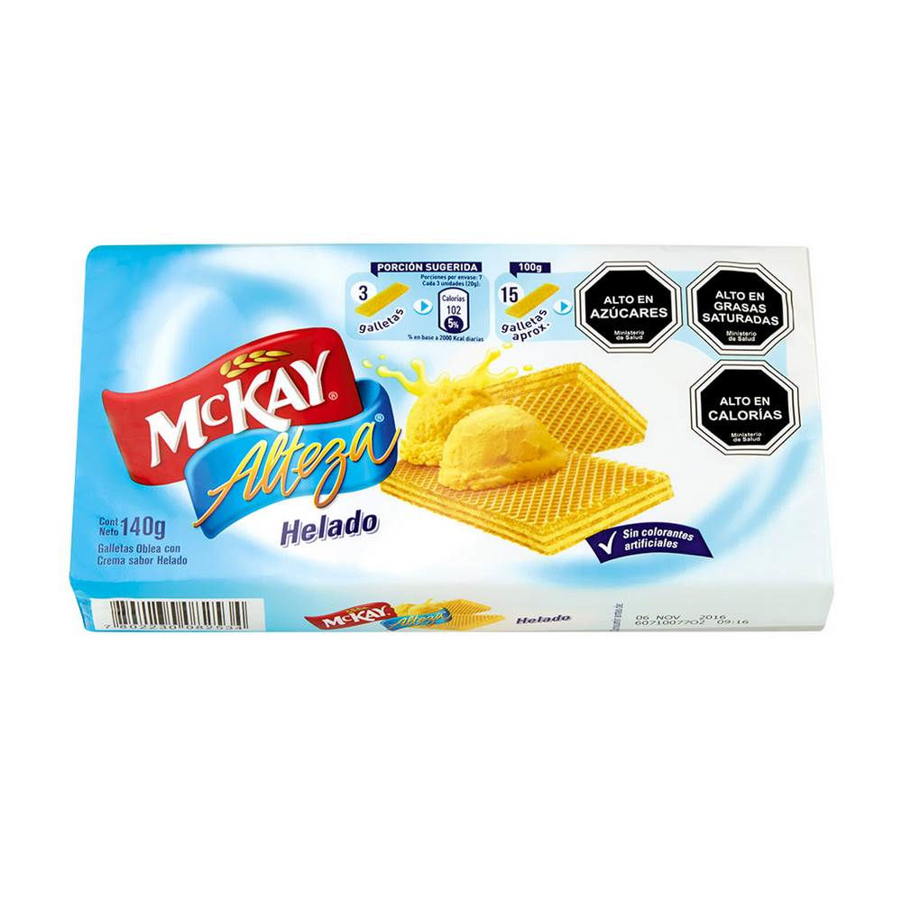 GALLETA OBLEA MACKAY ALTEZA HELADO 140GRS. 1