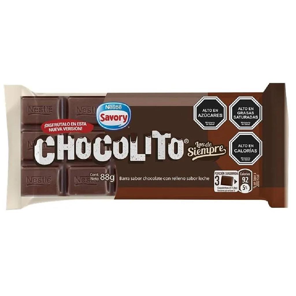 CHOCOLATE EN BARRA NESTLE  CHOCOLITO 88GRS. 1