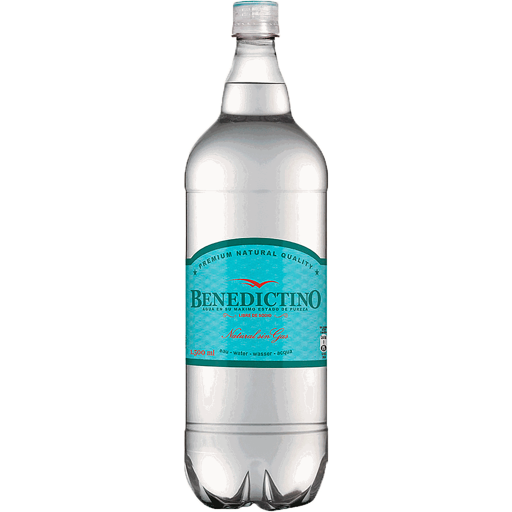 AGUA PURIFICADA BENEDICTINO S/GAS 1,5 LTS. 1