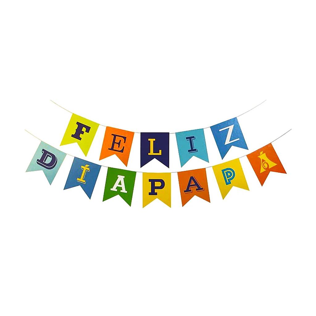 GUIRNALDA BANDERINES GLAM ''FELIZ DIA PAPÁ'' 1UNID. 1