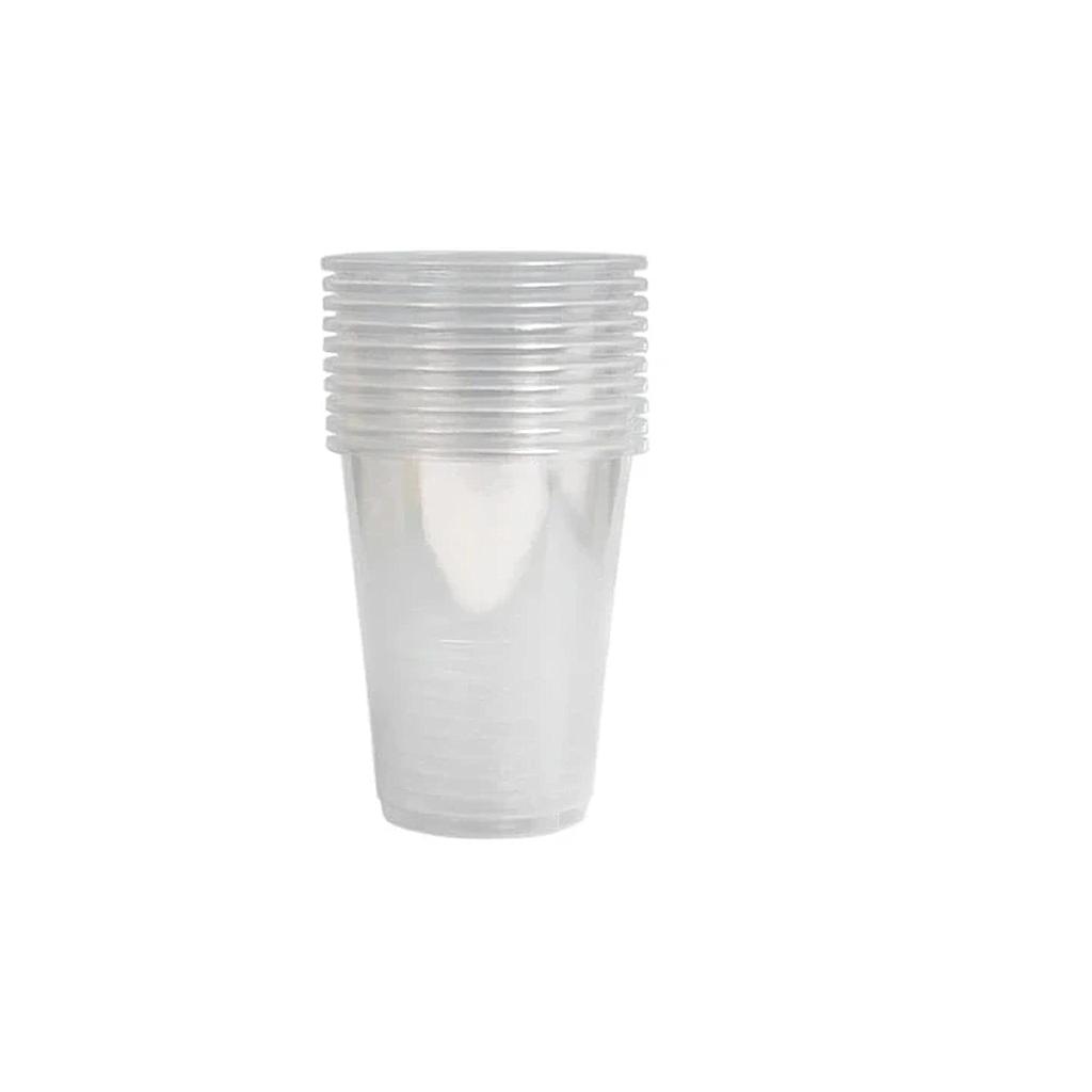VASOS PLASTICOS GLAM TRANSPARENTE 10UNID. 500CC 1