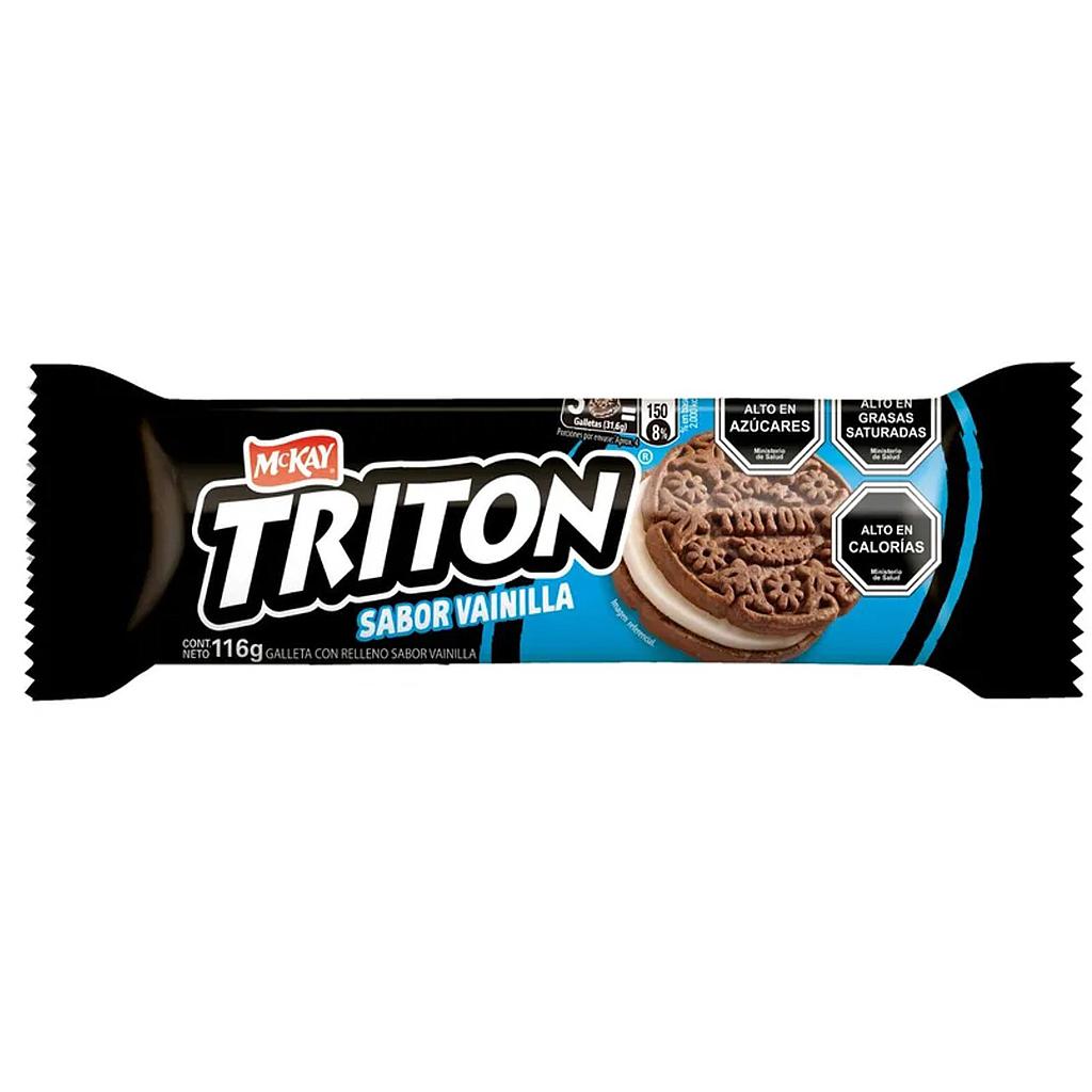 GALLETA MACKAY TRITON VAINILLA 116GRS. 1