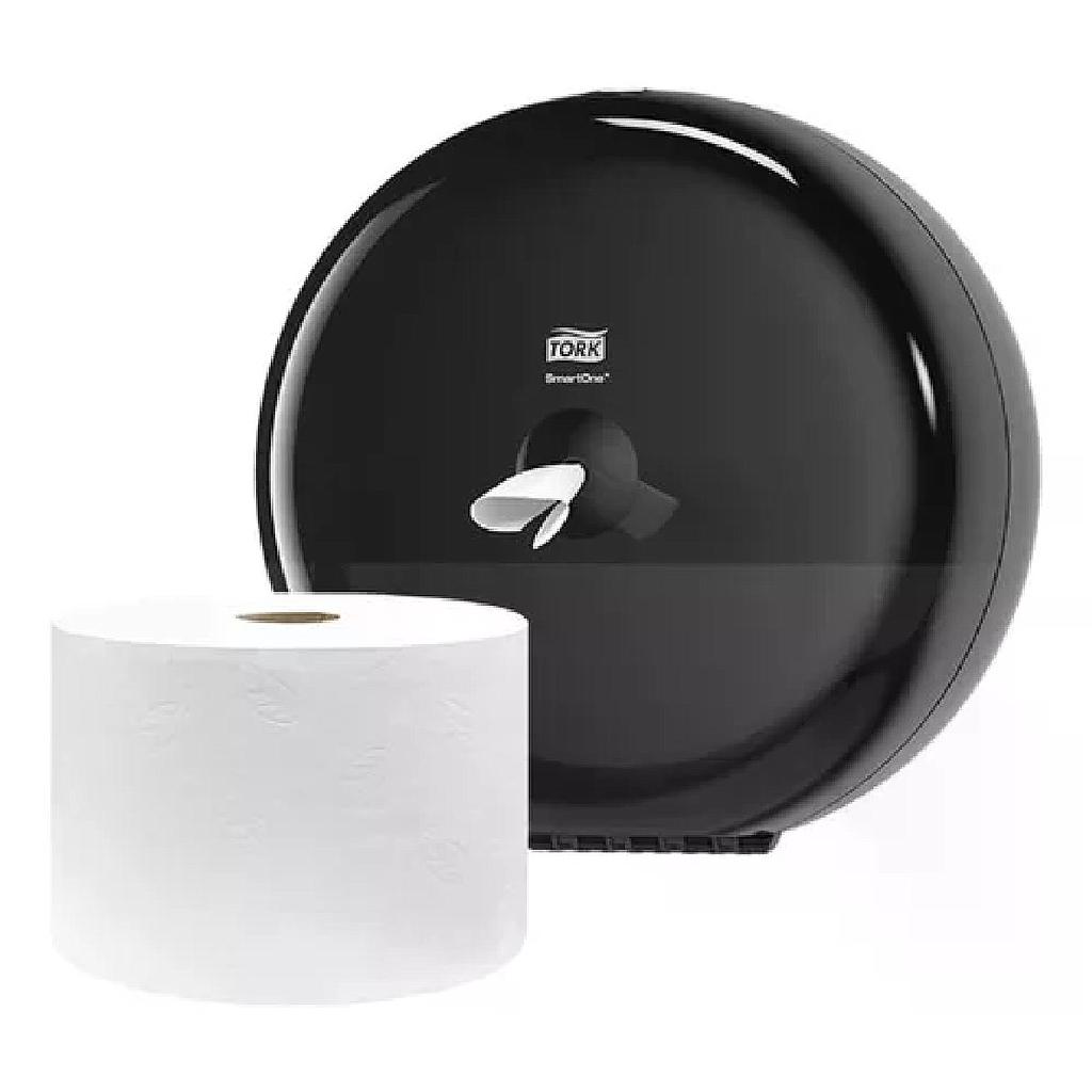 DISPENSADOR HIGIENICO TORK SMARTONE NEGRO 1