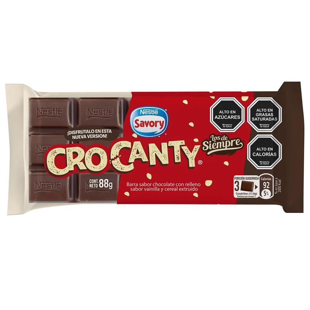 CHOCOLATE EN BARRA NESTLE CROCANTY 88GRS. 1