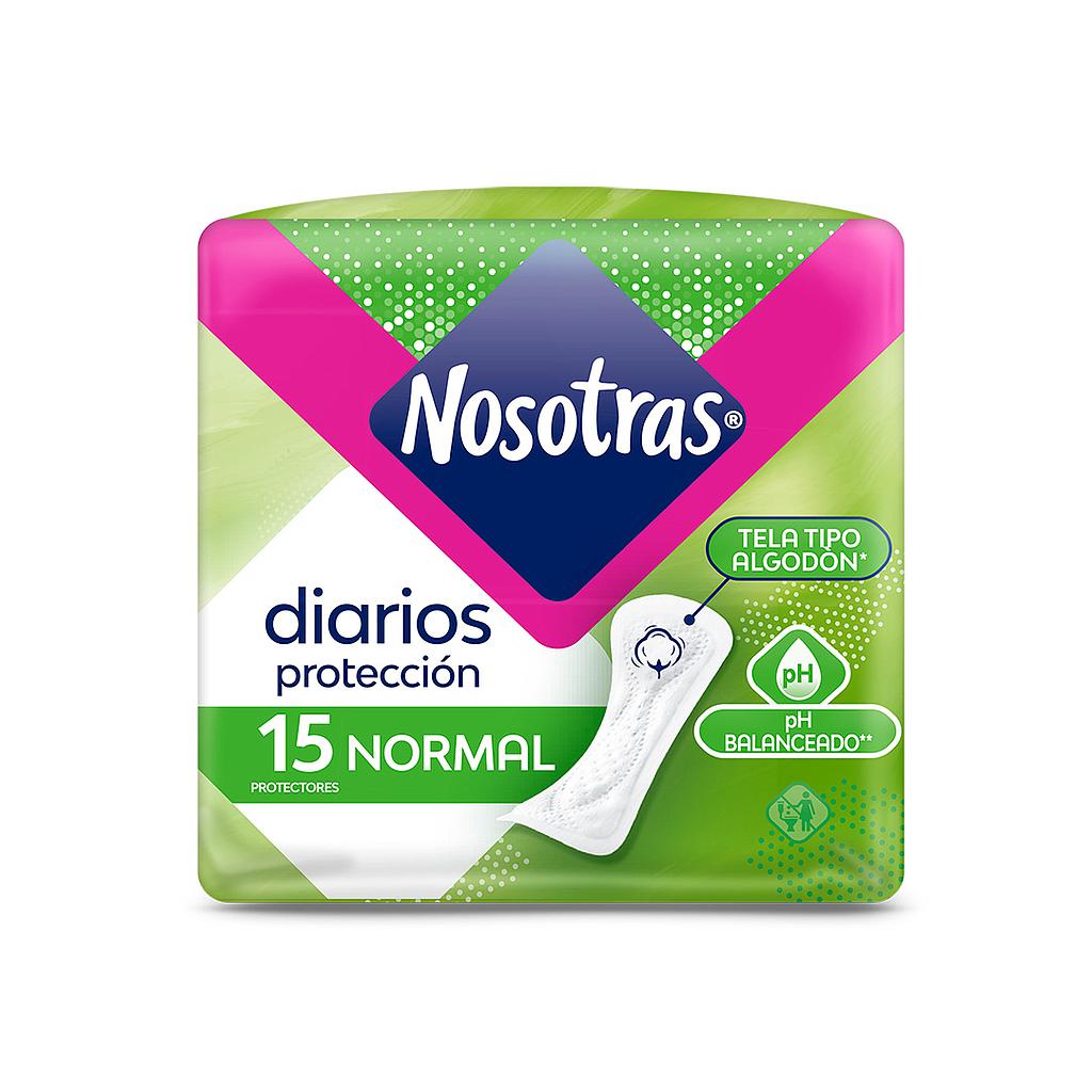 PROTECTOR DIARIO NOSOTRAS CORTO ALOE 15 UND. 1