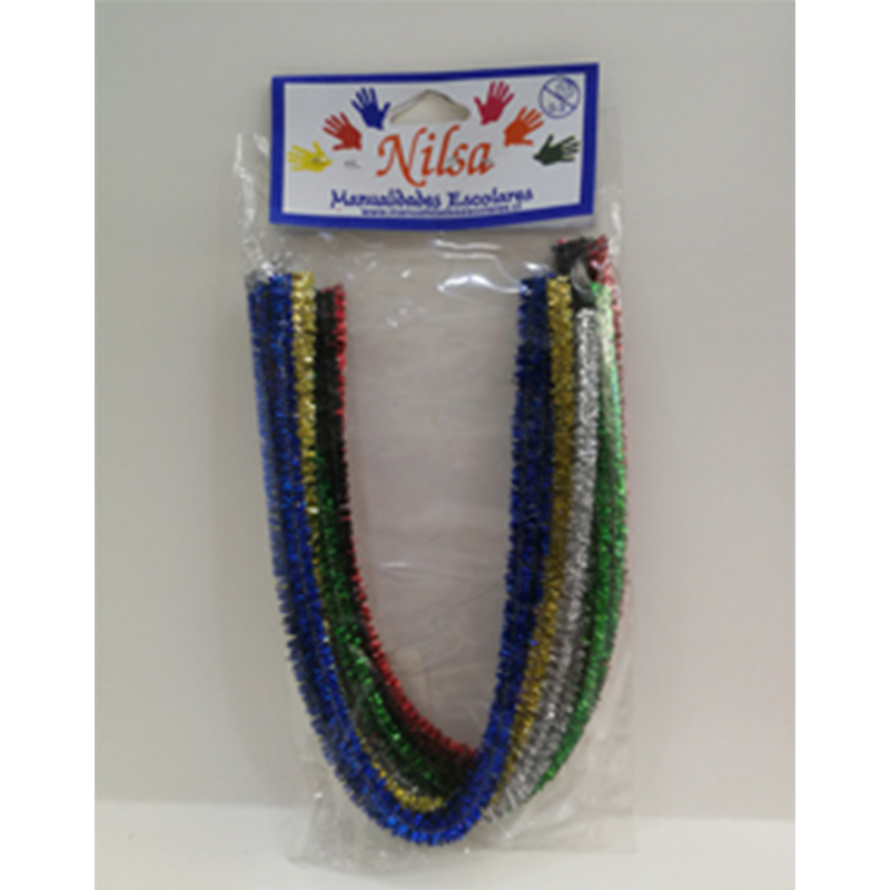 LIMPIA PIPAS METALIZADO NILSA X 12 UND. 1