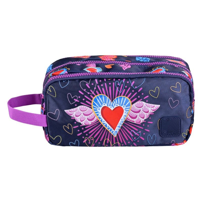 ESTUCHE ESCOLAR TORRE ROMA - FRIDA 3 CIERRES 1