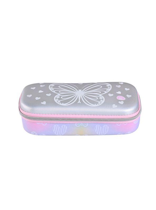 ESTUCHE ESCOLAR TORRE TRENTO - BUTTERFLY HEART 1 CIERRE 1