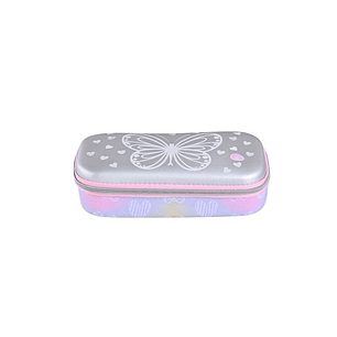 ESTUCHE ESCOLAR TORRE TRENTO - BUTTERFLY HEART 1 CIERRE