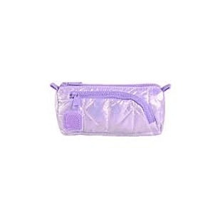 ESTUCHE ESCOLAR TORRE MIKONOS - METALIC LILAC 2 CIERRES