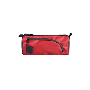 ESTUCHE ESCOLAR TORRE MIKONOS - BURGUNDY 2 CIERRES