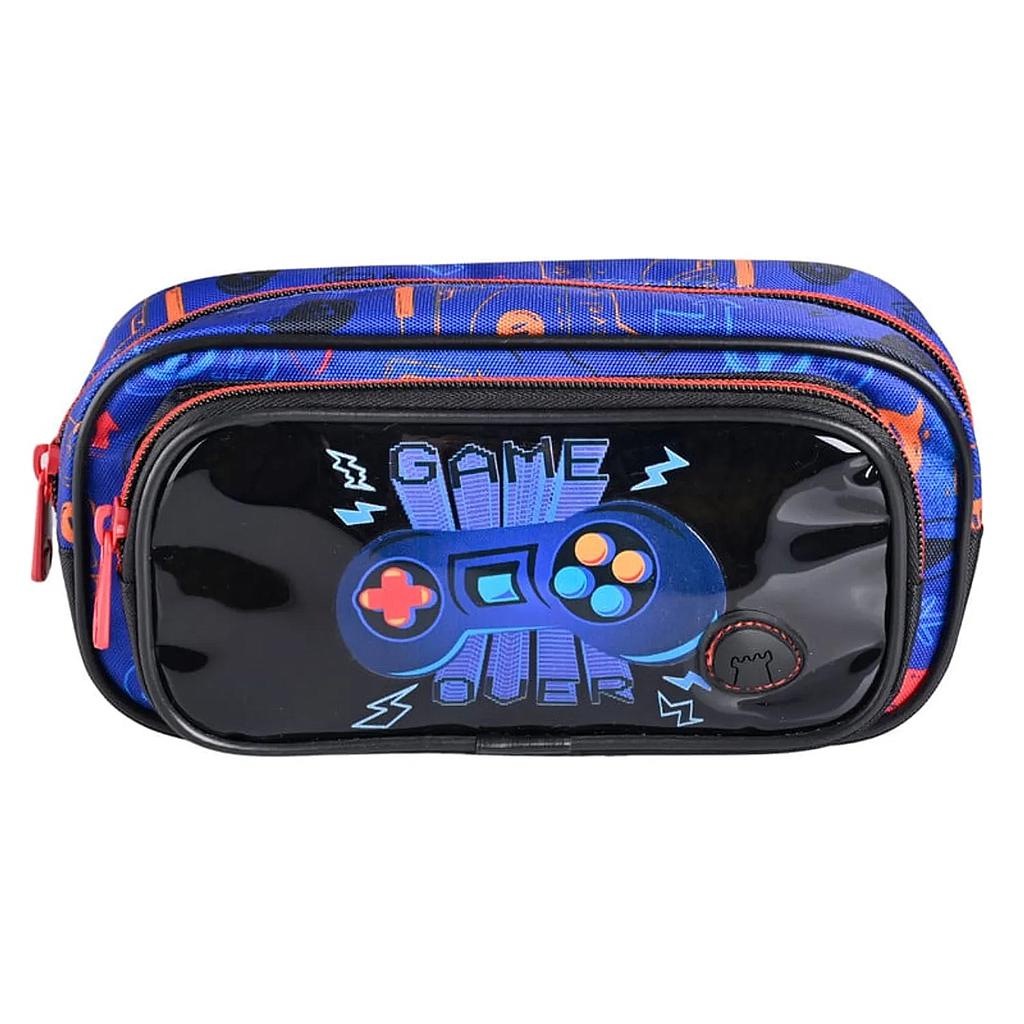 ESTUCHE ESCOLAR TORRE MONACO - GAMER 2 2 CIERRES 1