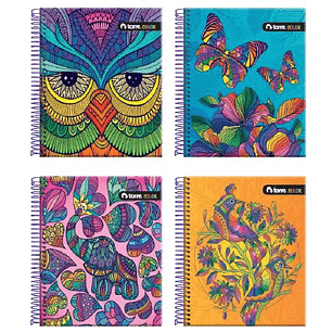 CUADERNO TORRE POCKET 5mm 90 Hjs TE COLOR 14,8 X 12CMS.