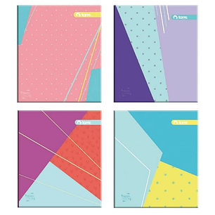 CUADERNO TORRE POCKET 5mm 90 Hjs TRENDY COLOR 