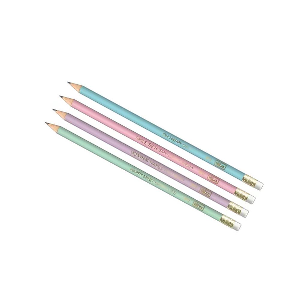 LAPIZ GRAFITO N°2 TILIBRA C/GOMA HAPPY 1