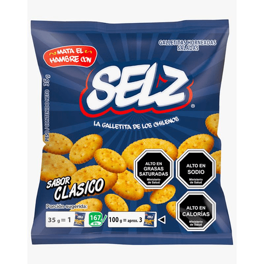 GALLETA ARCOR SELZ MINI CLASICA 35GRS. 1