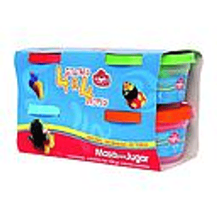 MASA DIDO 4 COLORES 100 GRS.