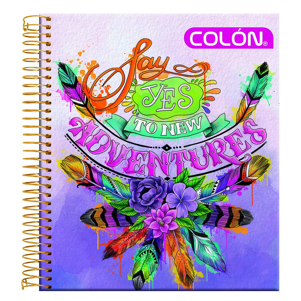 CUADERNO COLON BOOK 7mm 120 Hjs NATURA  1