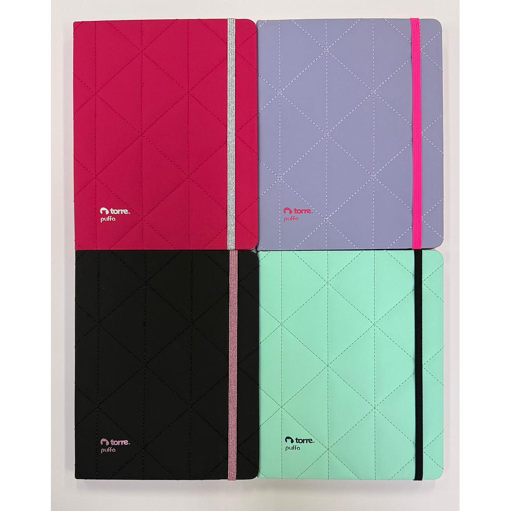 CUADERNO TORRE BOOK 1/2 OFICIO 5mm 120 Hjs PUFFA FEM  1