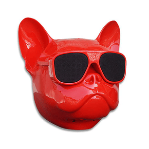  PARLANTE BULLDOG FRANCES 5W BT/MICROSD/AUX ROJO