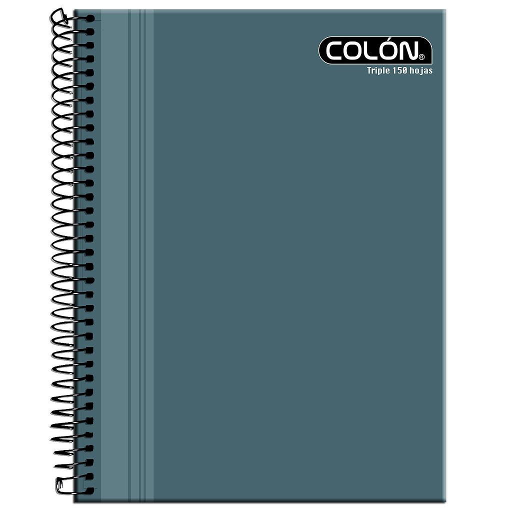 CUADERNO COLON TRIPLE 7mm 150 Hjs LISO  1