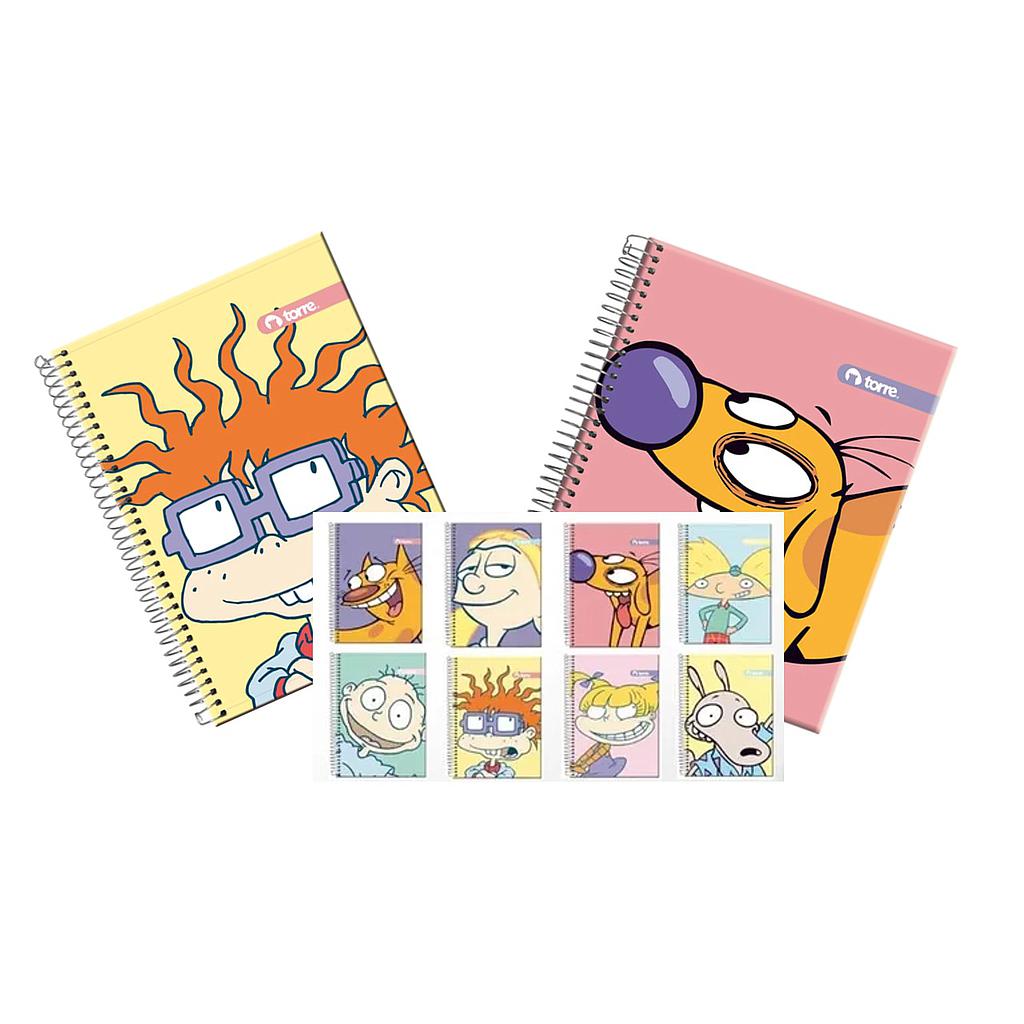 CUADERNO TORRE POCKET 5mm 90 Hjs NICKELODEON 1