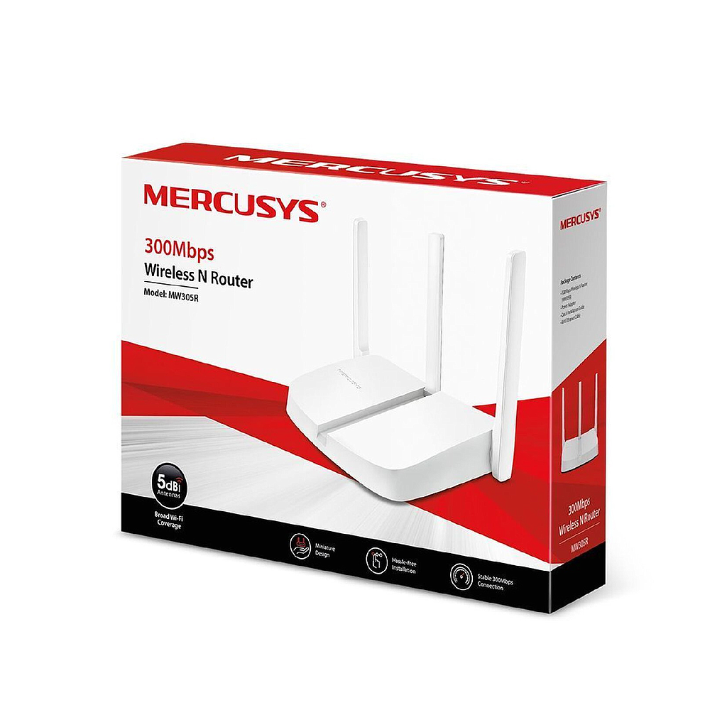 ROUTER INALAMBRICO MERCUSYS MW306R 300Mbps MULTIMODO  1