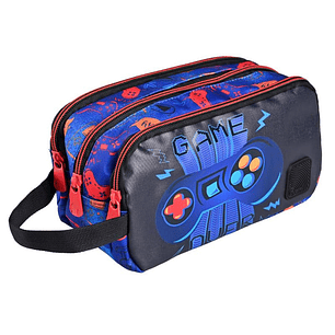 ESTUCHE ESCOLAR TORRE ROMA - GAMER 2 3 CIERRES