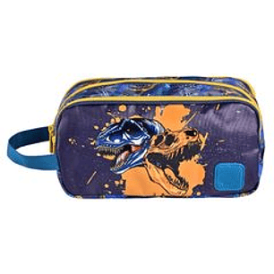 ESTUCHE ESCOLAR TORRE ROMA - T-REX 3 CIERRES