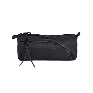 ESTUCHE ESCOLAR TORRE MIKONOS - BLACK 2 CIERRES